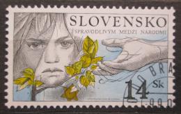 Poštová známka Slovensko 2001 Spravedlnost mezi národy Mi# 405
