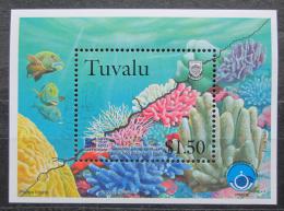 Poštová známka Tuvalu 1998 Fauna korálového útesu Mi# Block 65