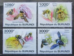 Poštové známky Burundi 2011 Vèely Mi# 1998-2001 Kat 9.50€ - zväèši� obrázok