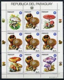 Poštové známky Paraguaj 1985 Huby Mi# 3841 Bogen Kat 45€