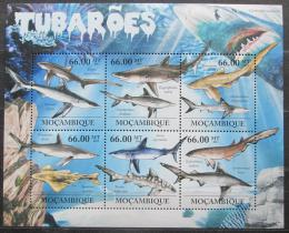 Poštové známky Mozambik 2011 Žraloky Mi# 5337-42 Kat 23€