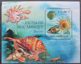 Poštová známka Mozambik 2011 Mušle Mi# Block 494 Kat 10€