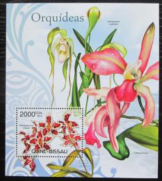 Poštová známka Guinea-Bissau 2012 Orchideje Mi# Block 1073 Kat 8€