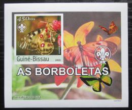 Potov znmka Guinea-Bissau 2003 Motle DELUXE neperf. Mi# 2485 B Block - zvi obrzok