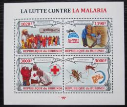Poštové známky Burundi 2013 Boj proti malárii Mi# 3158-61 Kat 9.90€ - zväèši� obrázok