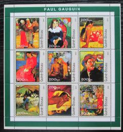 Poštové známky Guinea-Bissau 2001 Umenie, Paul Gauguin Mi# 1642-50 Kat 11€