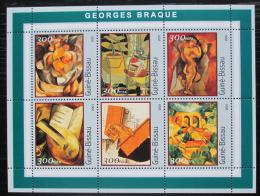 Potov znmky Guinea-Bissau 2001 Umenie, Georges Braque Mi# 1600-05 Kat 8