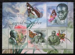 Poštové známky SAR 2012 Motýle, Léopold Sédar Senghor Mi# 3727-30 Kat 16€