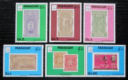 Poštové známky Paraguaj 1990 LOH Barcelona s kupónem Mi# 4445-49 Kat 17€