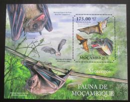 Poštová známka Mozambik 2011 Netopiere Mi# Block 509 Kat 10€