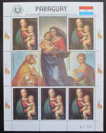 Poštové známky Paraguaj 1982 Umenie, Raffael, vianoce Mi# 3559 Bogen Kat 19€