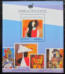 Poštová známka Guinea 2014 Umenie, Pablo Picasso Mi# Block 2450 Kat 16€