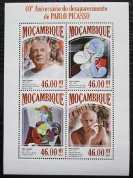 Poštové známky Mozambik 2013 Umenie, Pablo Picasso Mi# 6872-75 Kat 11€