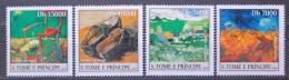Poštové známky Svätý Tomáš 2004 Umenie, Vincent van Gogh Mi# 2535-38 Kat 12€
