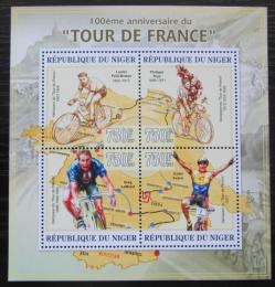 Poštové známky Niger 2013 Tour de France, cyklistika Mi# 2207-10 Kat 12€