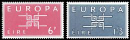 Poštové známky Írsko 1963 Európa CEPT Mi# 159-60 Kat 5€