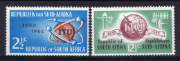 Poštové známky JAR 1965 ITU, 100. výroèie Mi# 344-45 Kat 3.30€