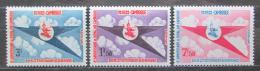 Poštové známky Kambodža 1964 Krá¾ovské aerolinie, 8. výroèie Mi# 178-80