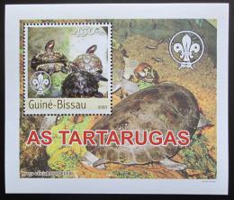 Potov znmka Guinea-Bissau 2003 Korytnaky DELUXE Mi# 2581 Block