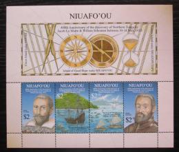 Poštové známky Tonga Niuafo´ou 2016 Objevení ostrovù Mi# Block 68 Kat 11€