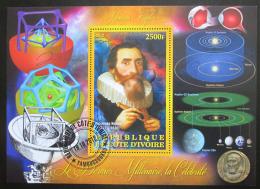 Poštová známka Pobrežie Slonoviny 2013 Johannes Kepler Mi# N/N