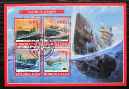 Poštové známky Burkina Faso 2019 Ponorky Mi# N/N