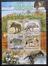 Poštové známky Niger 2013 Hyeny Mi# 2109-12 Kat 12€