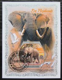 Poštová známka Pobrežie Slonoviny 2018 Slony Mi# N/N - zväèši� obrázok