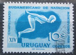 Poštová známka Uruguaj 1958 Plávanie Mi# 811