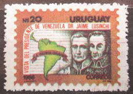 Poštová známka Uruguaj 1986 Generál José Artigas a Simón Bolivar Mi# 1740