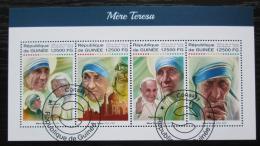 Poštové známky Guinea 2018 Matka Tereza Mi# 13005-08 Kat 20€