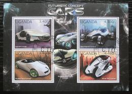 Poštové známky Uganda 2012 Automobily budoucnosti Mi# 2911-14 Kat 13€