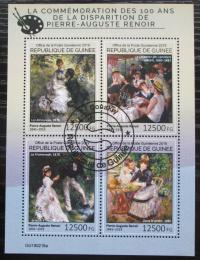 Poštové známky Guinea 2014 Umenie, Pierre-Auguste Renoir Mi# 10742-45 Kat 20€ - zväèši� obrázok