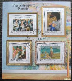 Poštové známky Niger 2015 Umenie, Pierre-Auguste Renoir Mi# 3702-06 Kat 24€