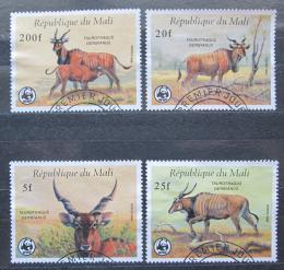 Poštové známky Mali 1986 Antilopa losí, WWF 040 Mi# 1078-81