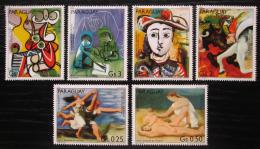 Poštovní známky Paraguay 1981 Umìní, Pablo Picasso Mi# 3436-41