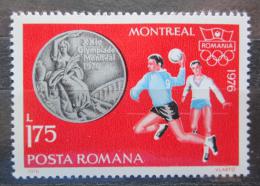 Poštová známka Rumunsko 1976 LOH Montreal, házená Mi# 3375