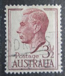 Poštová známka Austrália 1951 Krá¾ Juraj VI. Mi# 215