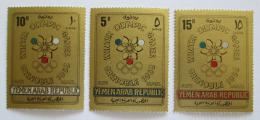 Poštové známky Jemen 1967 ZOH Grenoble Mi# 613-15 Kat 10€