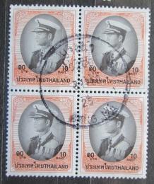 Poštové známky Thajsko 1997 Krá¾ Bhumibol Aduljadeh ètyøblok Mi# 1768