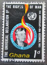 Potov znmka Ghana 1963 Eleanor Roosevelt Mi# 166 - zvi obrzok