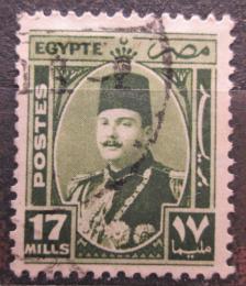 Poštová známka Egypt 1944 Krá¾ Farouk Mi# 275