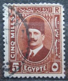 Poštová známka Egypt 1929 Krá¾ Fuad I. Mi# 125 b