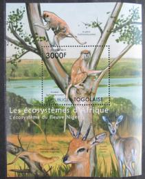 Poštová známka Togo 2011 Fauna øeky Niger Mi# Block 649 Kat 12€