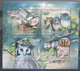 Poštové známky Togo 2011 Africké sovy Mi# 4127-30 Kat 12€