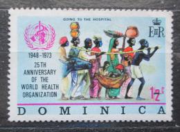 Poštová známka Dominika 1973 WHO, 25. výroèie Mi# 361