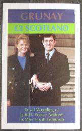Poštová známka Grunay, Skotsko 1986 Krá¾ovská svadba Mi# N/N