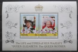Poštové známky Nevis 1985 Krá¾ovna Matka Mi# 292-93 Block