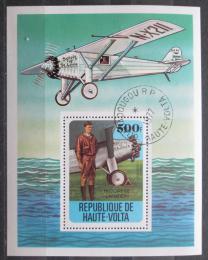 Poštová známka Horná Volta 1978 História letectvo Mi# Block 49