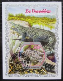 Poštová známka Pobrežie Slonoviny 2018 Krokodíly Mi# N/N